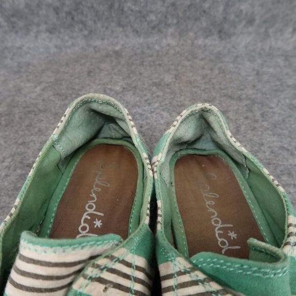 Splendid Shoes Womens 8.5 Sneaker Slip On Flats Loafer Espadrille Striped Fabric - Picture 12 of 12